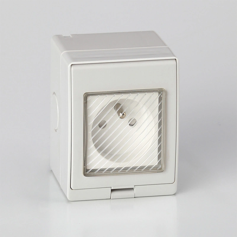 IP55 Series mabomire French Standard Iru Wall Yipada ati Socket