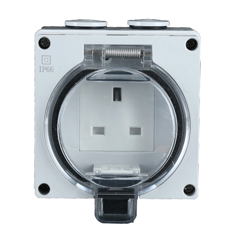 IP66 Series UK mabomire Wall Electric Socket ati Yipada