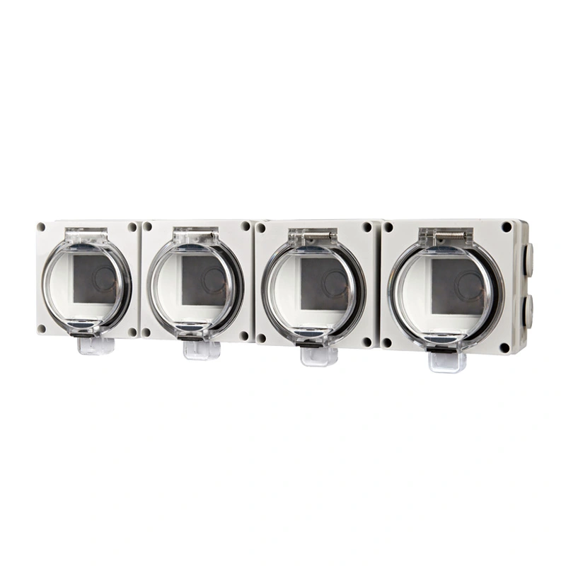 IP66 Series mabomire Socket 4 Modulu sofo apade