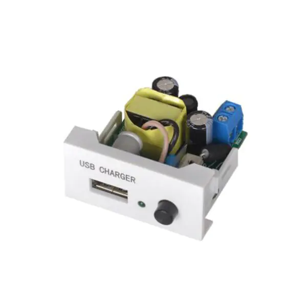 Tẹ Module Socket Ṣaja Usb kan pẹlu Bọtini 2.1A